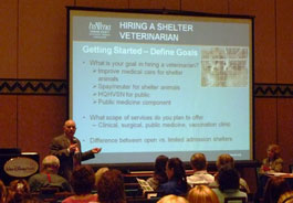 Dr. Bachman presenting at EXPO 2011