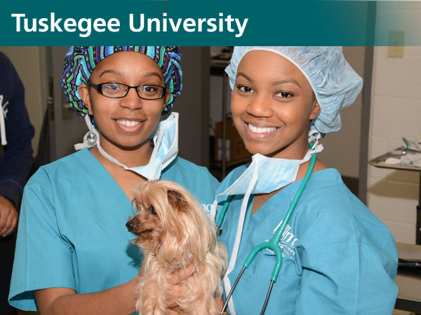 Tuskegee University World Spay Day 2016 volunteers with one of the 20 patients they spayed/neutered